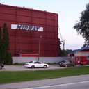 Midway Drive-In   restored screen tower