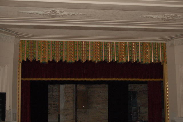 proscenium with new paint