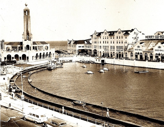 Aerial view of Strand. 