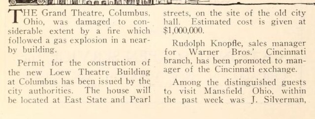 New Theater Plans (1927)