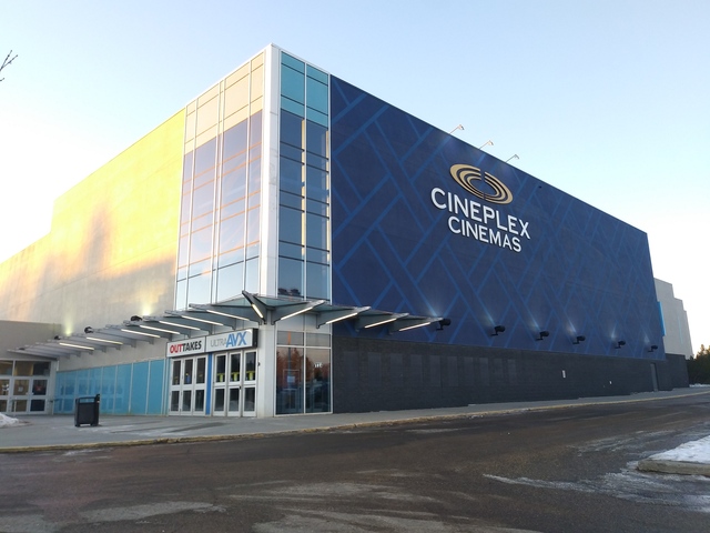 Cineplex Cinemas Sherwood Park, December 2, 2020