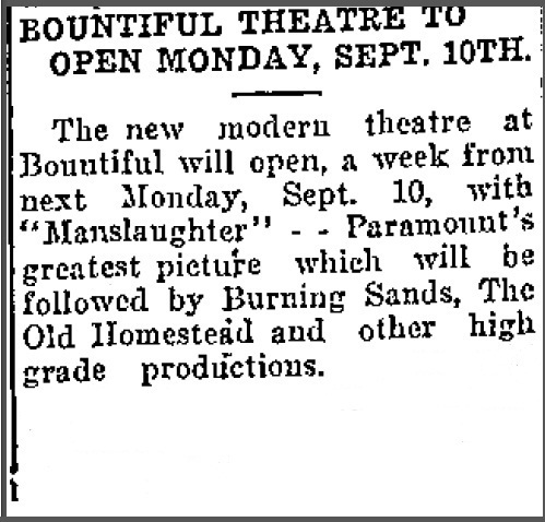 Bountiful Theatre