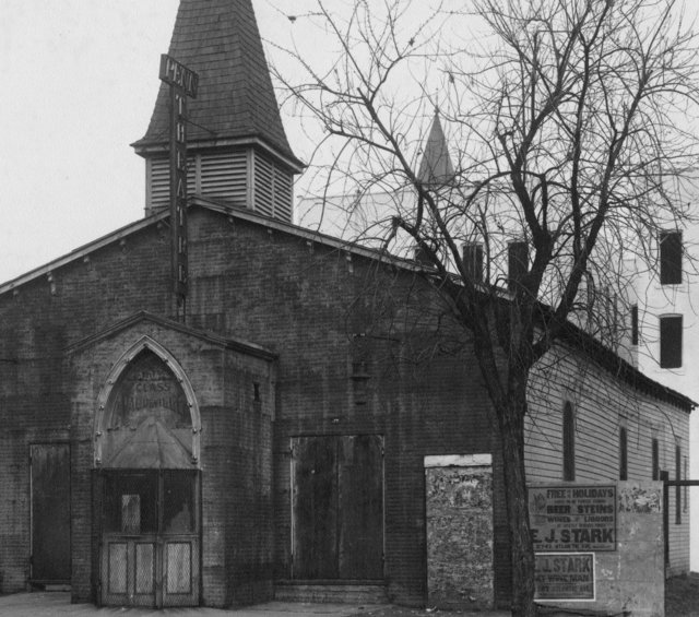 Penn Theater as seen shortly after replacing a church.