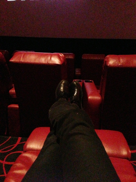 Reclining theatre seats