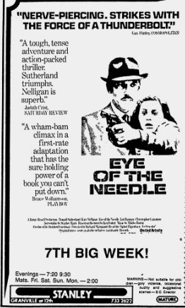 Eye of the Needle listing