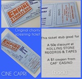 ["Empire Strikes Back charity screening ticket. Cine Capri, Phoenix, AZ"]