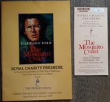 ["Mosquito Coast starring Harrison Ford. Princess Diana event"]