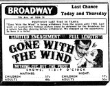 ["Final Showing of Gone With The Wind for 1943"]