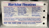 Hawkins Theatre ticket stub