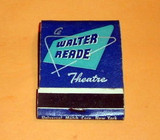 A Walter Reade Theatre matchbook cover