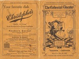 Colonial Theatre Monrovia Program May 1922