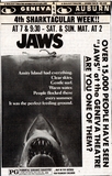 ["JAWS at Geneva and Auburn Theaters 1975"]
