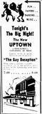 October 31st, 1935 grand opening ad as Uptown