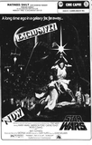["Star Wars at the Cine Capri, 1977 newspaper ad"]
